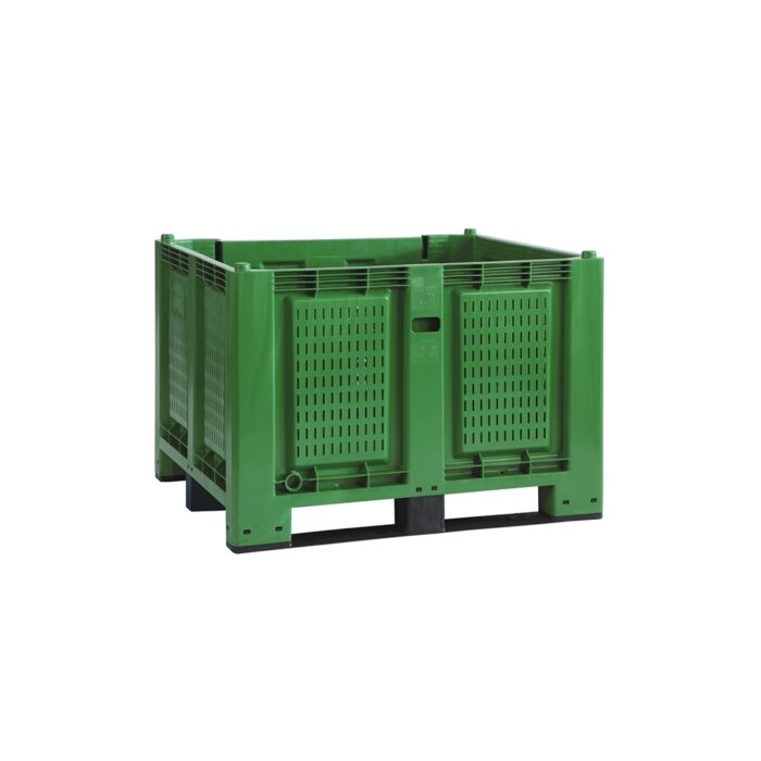 Cargopallet 700 Plus Grigliato - Contenitore in Plastica con 3 Travette Dim.mm 1200x1000x830 h - immagine 1