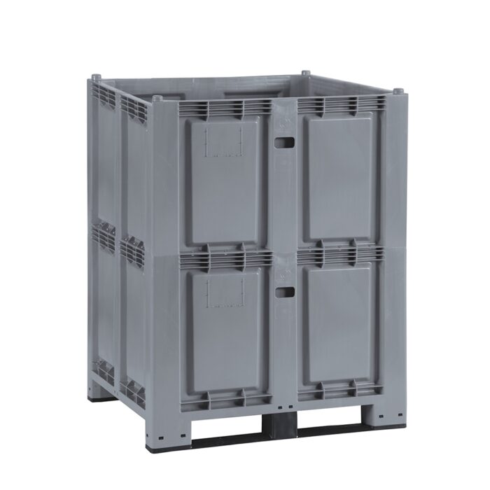 Cargopallet 1300 Plus - Contenitore in Plastica con 2 Travette Dim.mm 1200x1000x1450 h - immagine 1