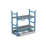 Rack di Stoccaggio per Taniche e Piccoli Recipienti