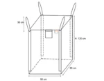Big Bag Non Omologato 90×90×120 - Portata 1500 Kg