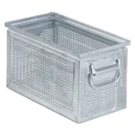 Cassetta in Metallo Forata, Foro 4,2 mm Mis. 272-3, L325 x P210 x H200 - immagine 2