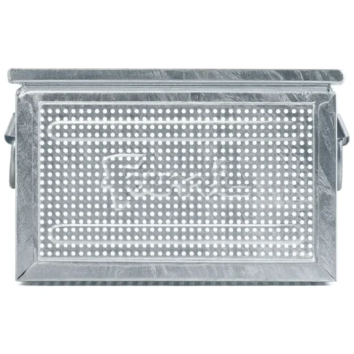 Cassetta in Metallo Forata, Foro 4,2 mm Mis. 272-3, L325 x P210 x H200 - immagine 3
