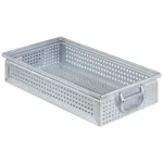 Cassetta in Metallo Forata, Foro 7 mm Mis. 272-4A2, L480 x P315 x H105 - immagine 2