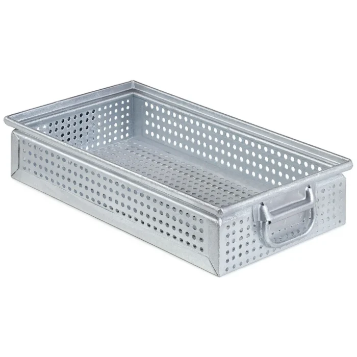 Cassetta in Metallo Forata, Foro 7 mm Mis. 272-4A2, L480 x P315 x H105 - immagine 2