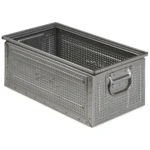 Cassetta in Acciaio Inox Forata, Foro 3 mm Mis. 272-4, L480 x P315 x H200 - immagine 2