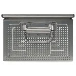Cassetta in Acciaio Inox Forata, Foro 3 mm Mis. 272-4, L480 x P315 x H200 - immagine 4