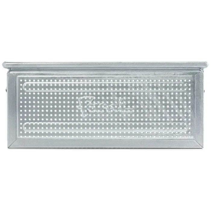 Cassetta in Metallo Forata, Foro 4,2 mm Mis. 272-4, L480 x P315 x H200 - immagine 3