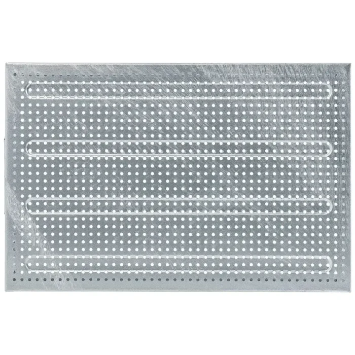 Cassetta in Metallo Forata, Foro 4,2 mm Mis. 272-4, L480 x P315 x H200 - immagine 5