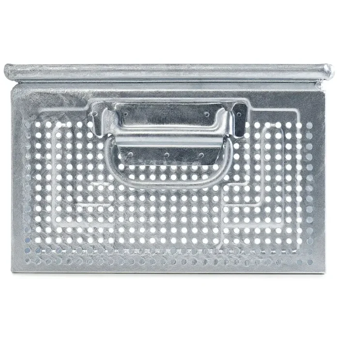 Cassetta in Metallo Forata, Foro 5,5 mm Mis. 272-4, L480 x P315 x H200 - immagine 4