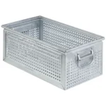 Cassetta in Metallo Forata, Foro 7 mm Mis. 272-4, L480 x P315 x H200 - immagine 2
