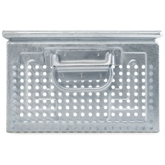 Cassetta in Metallo Forata, Foro 7 mm Mis. 272-4, L480 x P315 x H200 - immagine 4