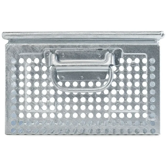Cassetta in Metallo Forata, Foro 10 mm Mis. 272-4, L480 x P315 x H200 - immagine 4