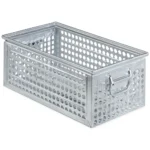 Cassetta in Metallo Forata, Foro 15 mm Mis. 272-4, L480 x P315 x H200 - immagine 2