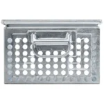 Cassetta in Metallo Forata, Foro 15 mm Mis. 272-4, L480 x P315 x H200 - immagine 4