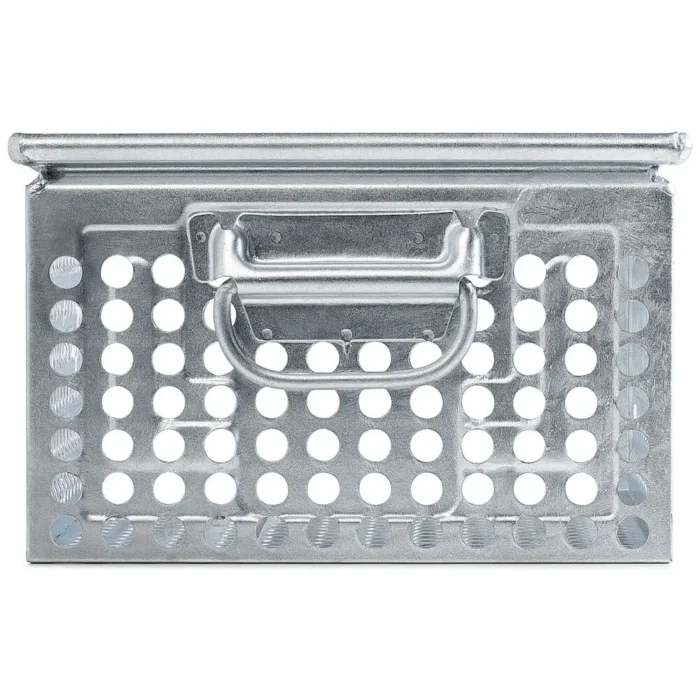 Cassetta in Metallo Forata, Foro 15 mm Mis. 272-4, L480 x P315 x H200 - immagine 4