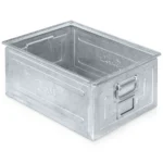 Contenitore in Metallo Zincato Mis. 272-5, L660 x P480 x H300 mm