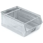 Contenitore in Metallo Zincato con Mis. 4, L310 x P510 x H200 mm, Doppio Traversino
