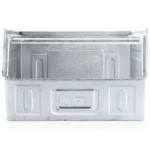 Contenitore in Metallo Zincato con Mis. 4, L310 x P510 x H200 mm, Doppio Traversino - immagine 3