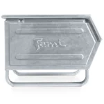 Contenitore in Metallo Zincato con Slitte Mis. 5P4, L480 x P540 x H385 mm - immagine 2