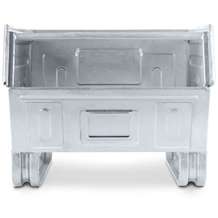 Contenitore in Metallo Zincato con Slitte Mis. 5P4, L480 x P540 x H385 mm - immagine 3