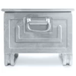Contenitore in Metallo Zincato con Slitte Mis. 5P4, L480 x P540 x H385 mm - immagine 4