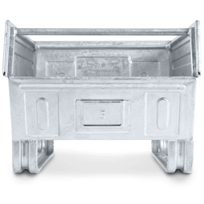 Contenitore in Metallo Zincato con Slitte Mis. 5, L480 x P725 x H295 mm - immagine 3
