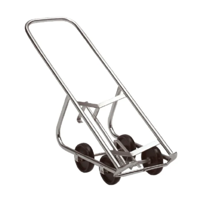160-SS-1 Carrello Manuale per Trasporto e Travaso Fusti in Acciaio Inox - immagine 1
