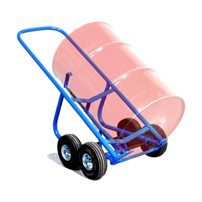160-WP-1 Carrello Manuale per Trasporto e Travaso Fusti con Pneumatici - immagine 1