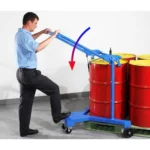 Pallettizzatore per Fusti, Carrello Manuale per Sollevamento Fusti su Pallet - immagine 2