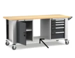 Piano Inferiore per Banco da Lavoro L1275 x P724 x H35 mm – Portata 200 kg - immagine 2