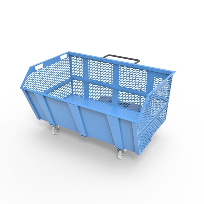 016723 Contenitore Ribaltabile in Rete 2000 L - immagine 1