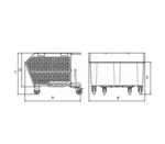 Contenitore Ribaltabile in Rete 2000 L - immagine 2
