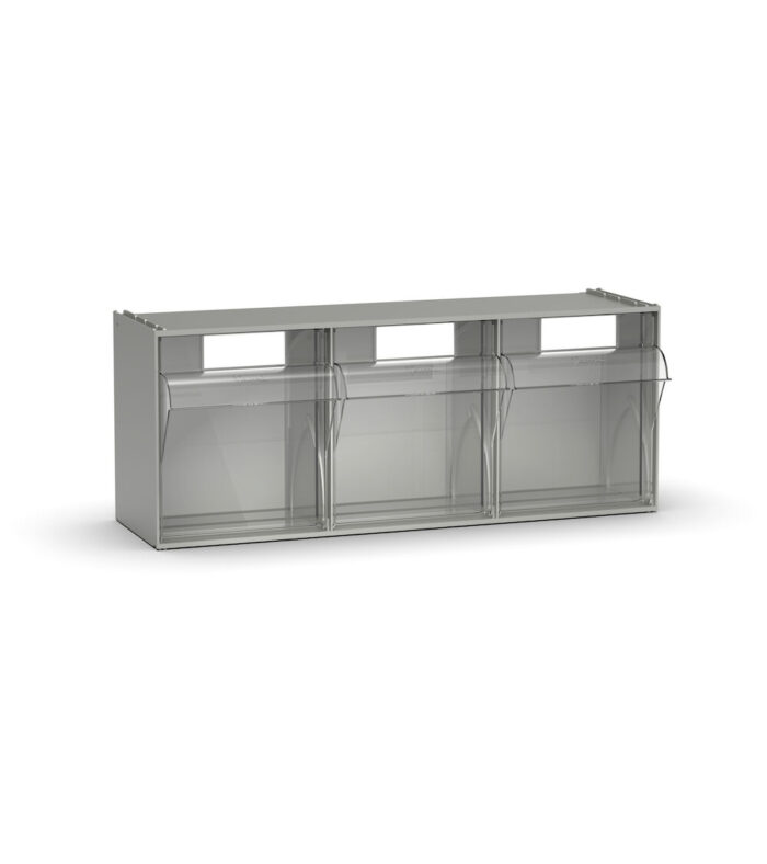 FAXVBCH00300001 Cassettiera Visual Box con 3 Cassetti Basculanti - Dim. mm L=600 P=210 H=242 - immagine 1