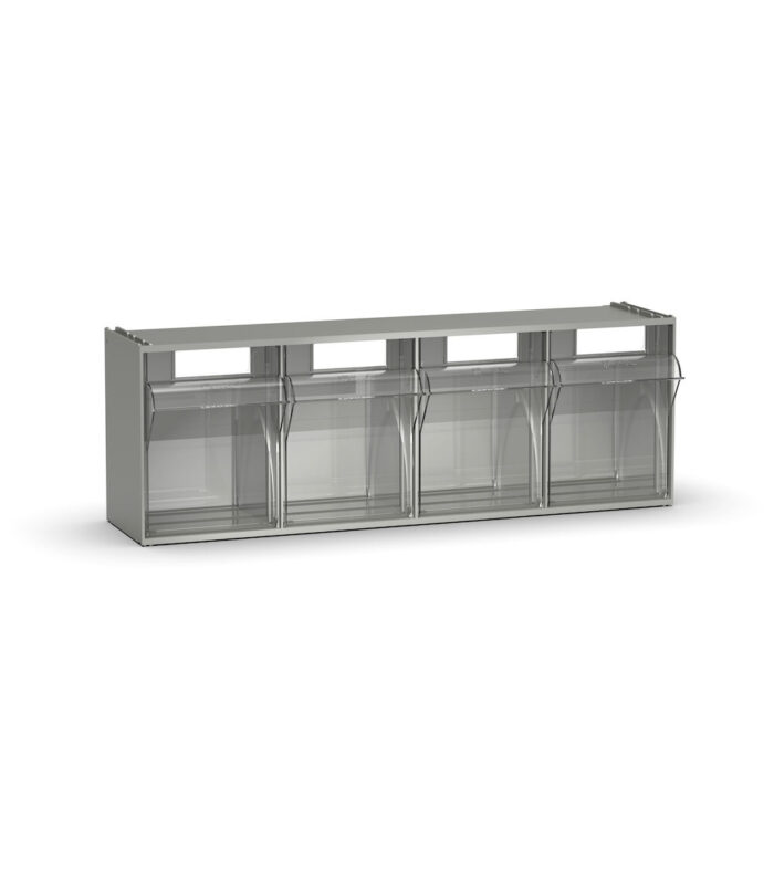 FAXVBCH00400001 Cassettiera Visual Box con 3 Cassetti Basculanti - Dim. mm L=600 P=178 H=206 - immagine 1