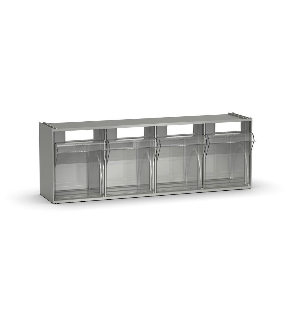 FAXVBCH00400001 Cassettiera Visual Box con 3 Cassetti Basculanti - Dim. mm L=600 P=178 H=206 - immagine 1