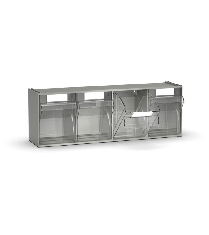 Cassettiera Visual Box con 3 Cassetti Basculanti - Dim. mm L=600 P=178 H=206 - immagine 2