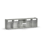 Cassettiera Visual Box con 3 Cassetti Basculanti - Dim. mm L=600 P=140 H=168 - immagine 2
