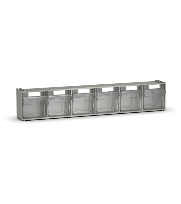 FAXVBCH00600001 Cassettiera Visual Box con 3 Cassetti Basculanti - Dim. mm L=600 P=96 H=112 - immagine 1