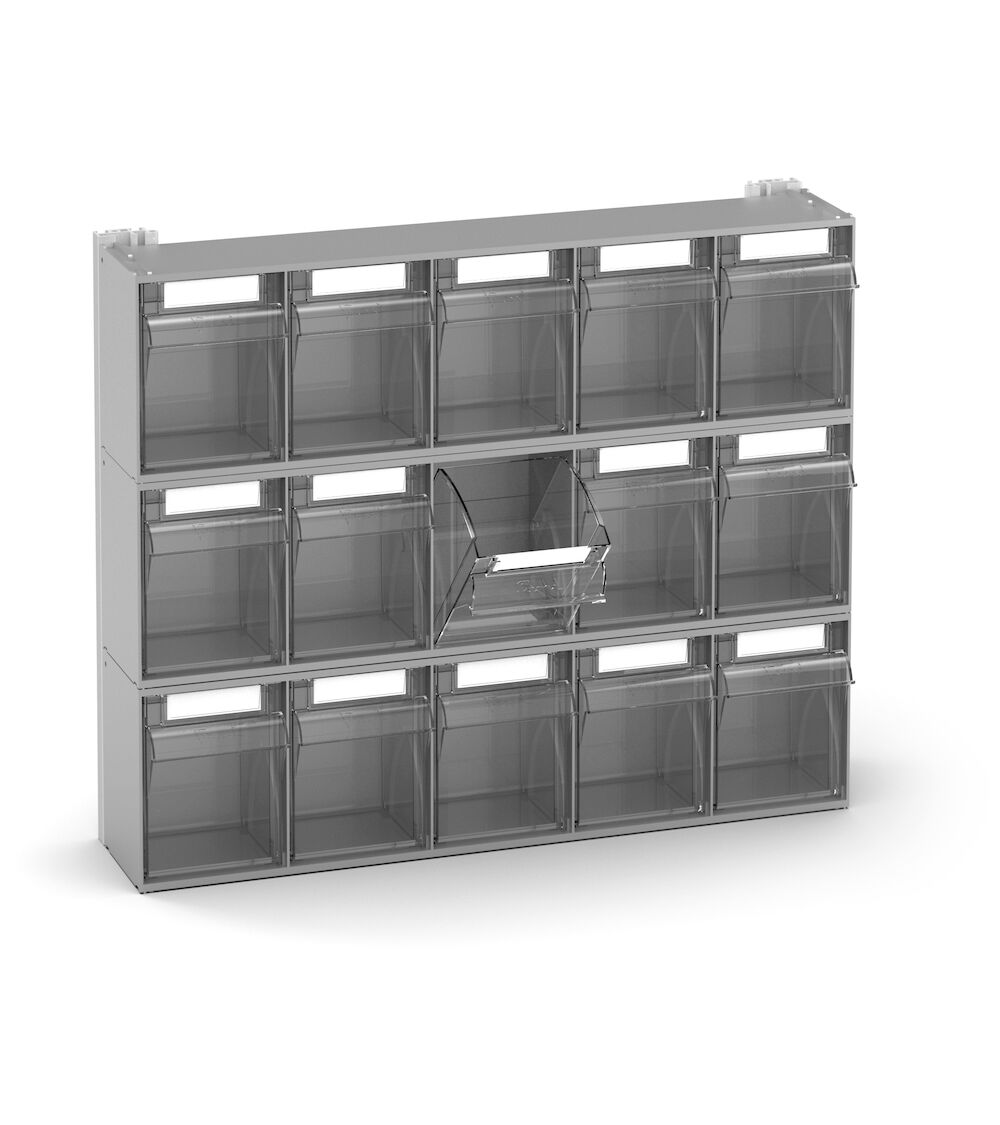FVB00301 Scaffale con 15 Cassetti Visual Box, L602 x P157 x H500 mm - immagine 1