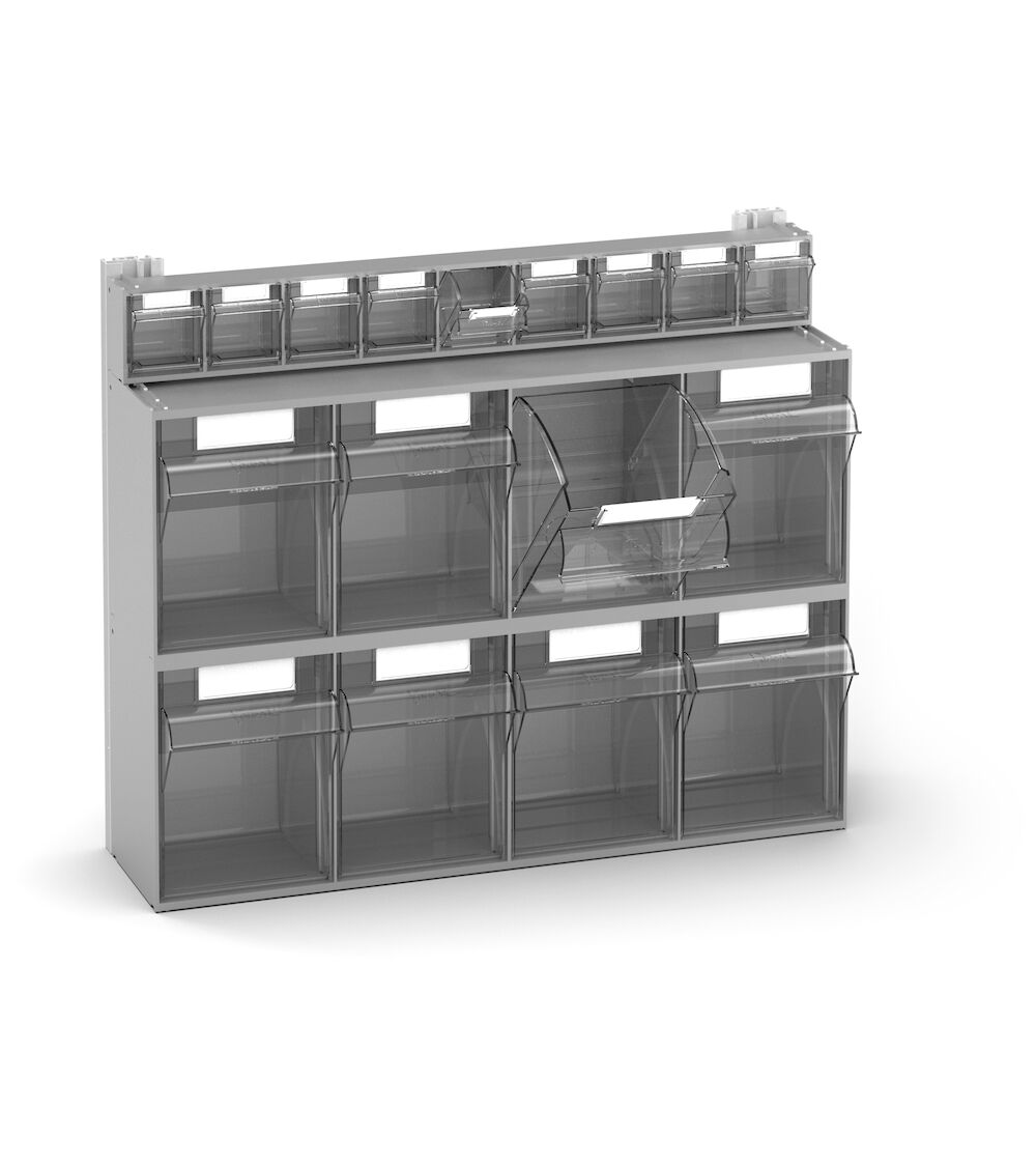 FVB00401 Scaffale con 17 Cassetti Visual Box, L602 x P190 x H500 mm - immagine 1