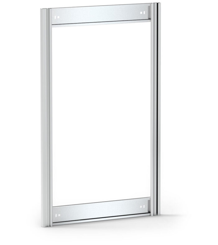 FVB100TEL0000 Telaio a Muro per Cassettiere Visual Box, L602 x P22 x H1000 mm - immagine 1