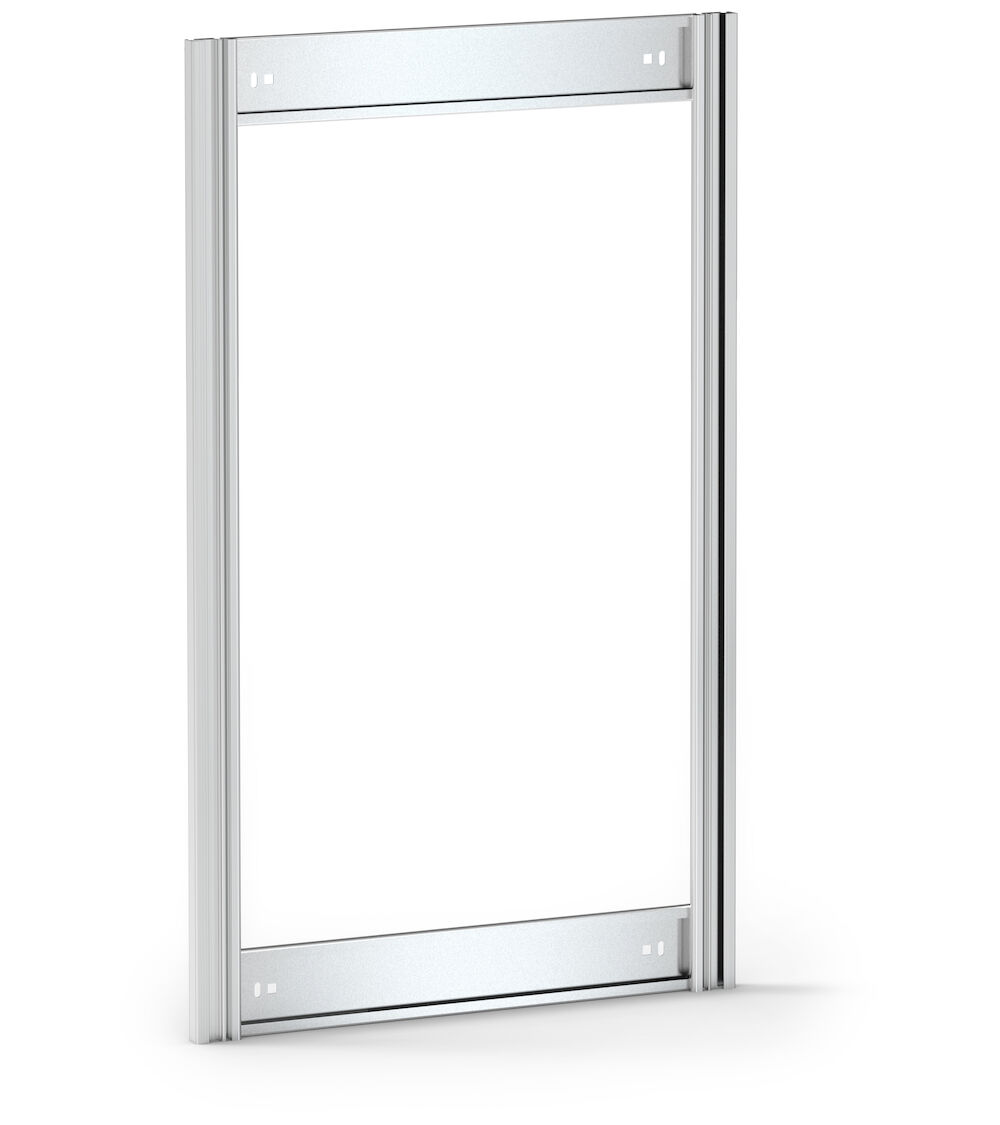 FVB100TEL0000 Telaio a Muro per Cassettiere Visual Box, L602 x P22 x H1000 mm - immagine 1