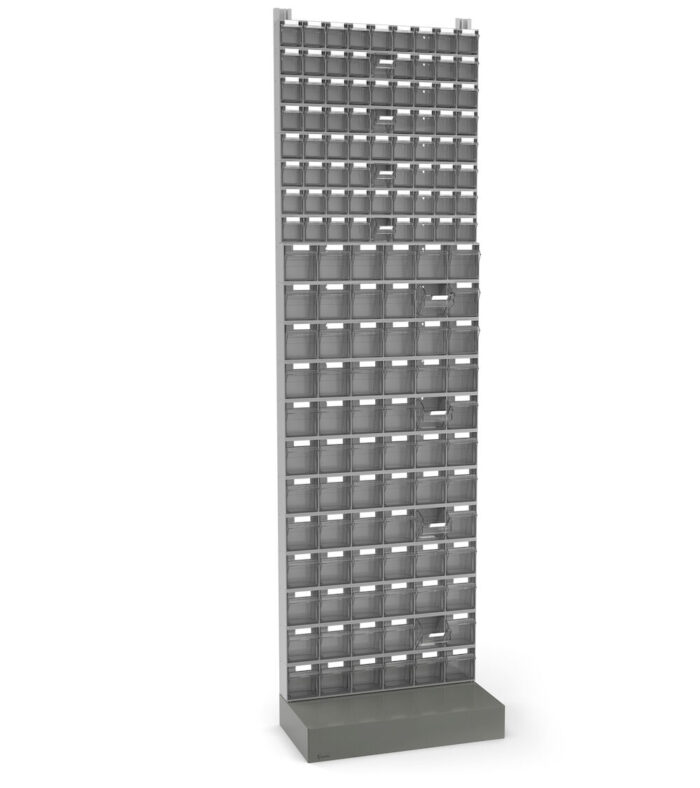 Scaffale con 144 Cassetti Visual Box, L604 x P322 x H2100 mm - immagine 1