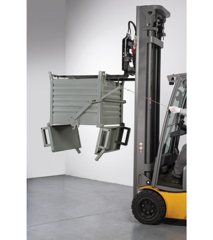 Contenitore con Fondo Apribile, Doppio Fondello L1000 x P800 x H650 mm - immagine 4